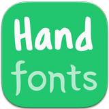 Hand Fonts for FlipFont icon