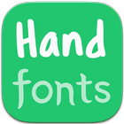 Hand Fonts for FlipFont ikona