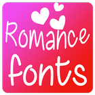 Romance Fonts icône