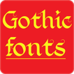 ”Gothic Fonts for FlipFont