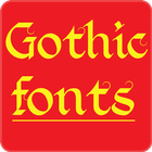 Gothic Fonts ícone