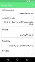 Arabic Fonts Plakat