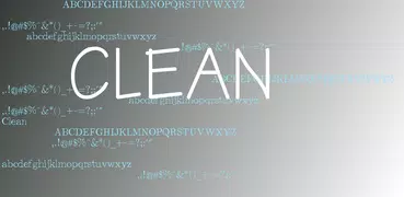 Clean Fonts for FlipFont