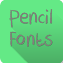 Pencil Fonts for FlipFont APK