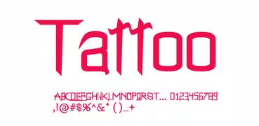 Tattoo Fonts for FlipFont