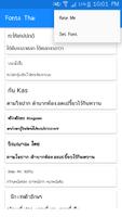 Fonts Thai poster