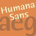 Humana Sans ITC FlipFont icon