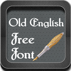 Old English Font Style-icoon