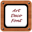 Art Deco Font Style