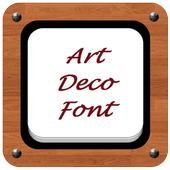 Art Deco Font Style 圖標