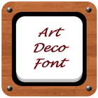 Art Deco Font Style ikona