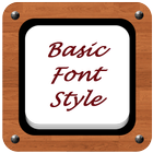 Basic Font Style ícone