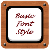 Basic Font Style icône