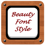 Beauty Font Style icône