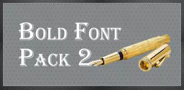Bold Font Pack 2