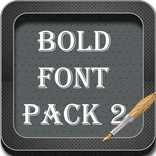 Bold Font Pack 2