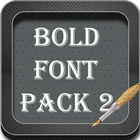Bold Font Pack 2 أيقونة