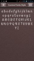 Cursive Fonts Style screenshot 3
