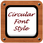 Circular Font Style アイコン