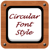 Circular Font Style icône
