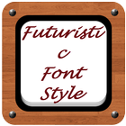 Futuristic Font Style icône