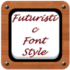 Futuristic Font Style icon