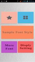 50 Fonts for Samsung S3 poster