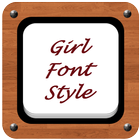 Girl Font Style icône