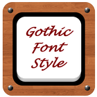 Gothic Font Style icône