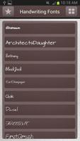 Handwriting Fonts Free screenshot 1