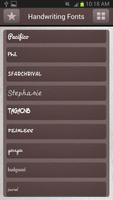 Handwriting Fonts Free screenshot 2