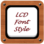 LCD Font Style أيقونة