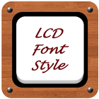 Icona LCD Font Style