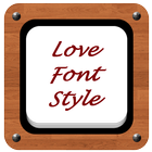 Love Font Style icône