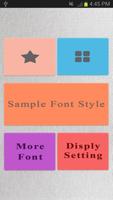 Sans Serif Fonts for S4 poster