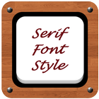Serif Font Style icône