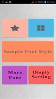 Teenager Font Style poster