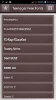 Teenager Font Style screenshot 1