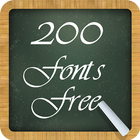 200 Fonts Free 图标