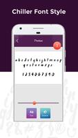 Chiller Fonts Free ภาพหน้าจอ 1