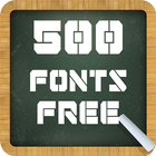 آیکون‌ 500 Fonts Free