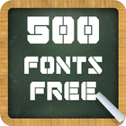 500 Fonts Free icon