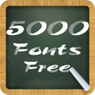 5000 Fonts Free