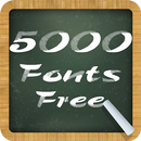 APK 5000 Fonts Free