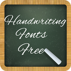 Handwriting Fonts Free আইকন