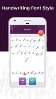 Handwriting Fonts Free 截图 1