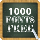 APK 1000 Fonts Free