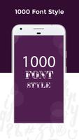 1000 Fonts Free اسکرین شاٹ 3