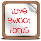 Love Sweet Fonts icône