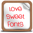 Love Sweet Fonts ikona